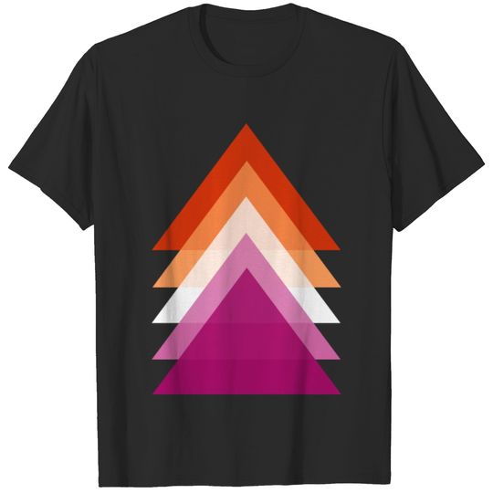 Triangle Lesbian Pride Flag T-shirt