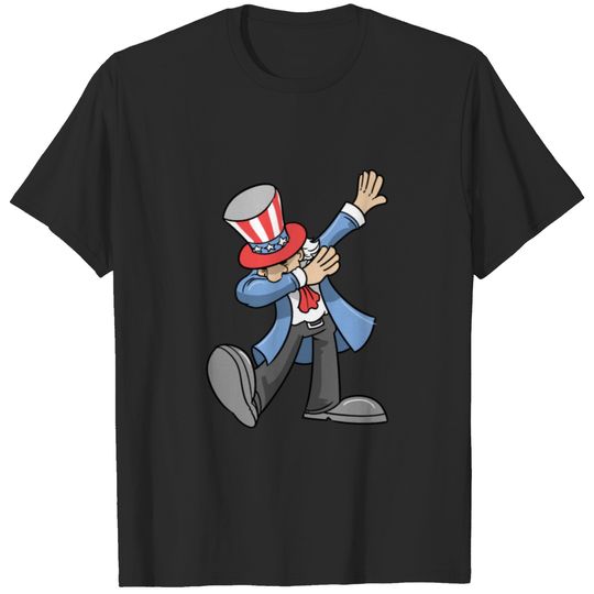 Happy 4th Of July Dabbing Sam Independence Day T-shirt