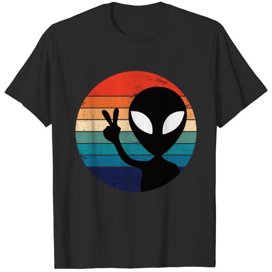 Funny Cute Alien From Outer Space T-shirt
