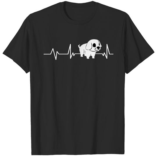 Cute Puppy Labrador Retriever Heartbeat Labby Gift T-shirt