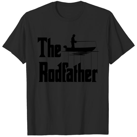 The Rodfather Funny Fishing Gift For Fisherman Gif T-shirt