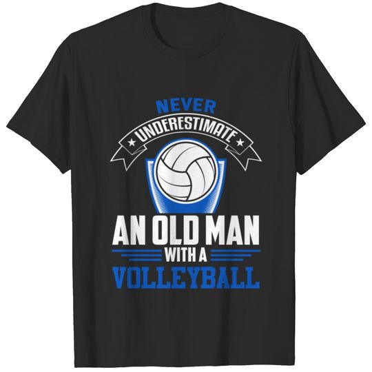 Volleyball Volleyballer Team Ball Sport Grandpa T-shirt
