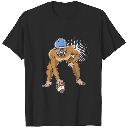 Bigfoot American Football Party Sasquatch T-shirt