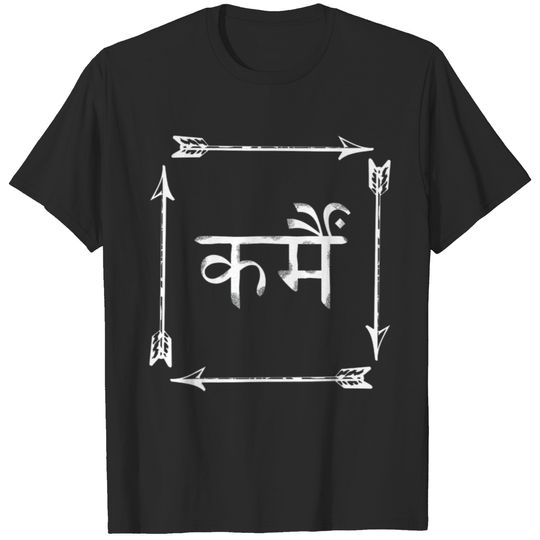 Karma in Hindi Cycle of Life Spirituality Hindu T-shirt