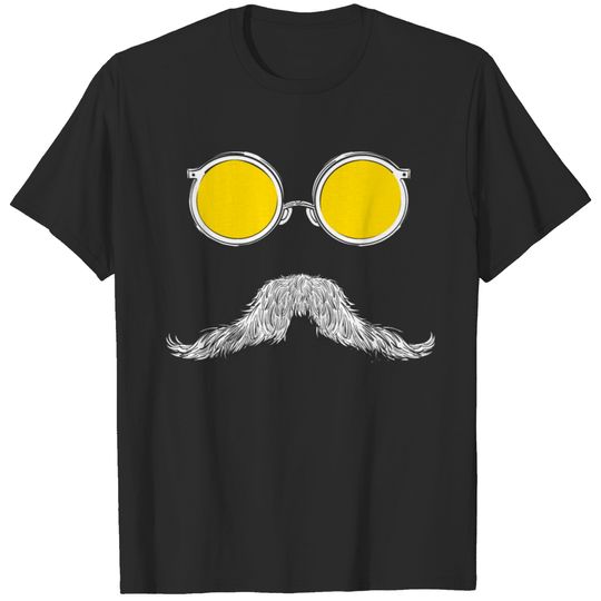 sunglasses and mustache T-shirt