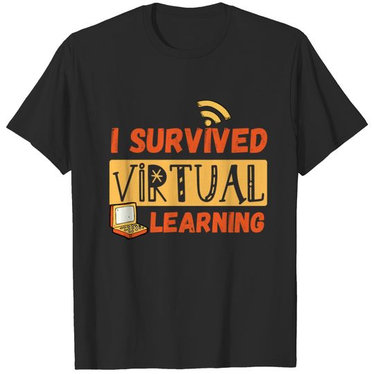 I survived virtual learning 2021 T-shirt