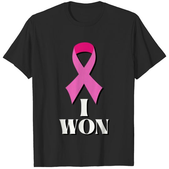 I Won Pink Cancer Survivor / Cancer Support Shirt T-shirt