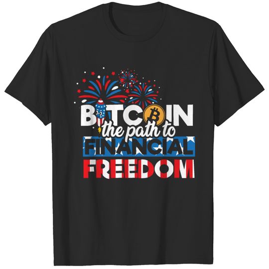 Bitcoin Coin Cryptocurrency Blockchain Financial T-shirt