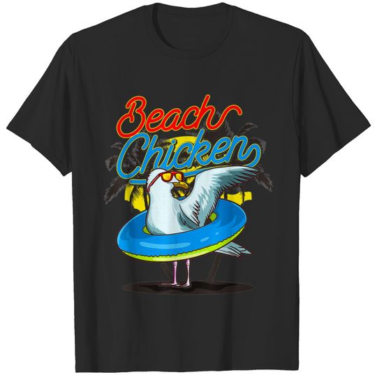 Seagull Beach Chicken T-shirt