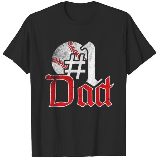 Dad Baseball Player Dad Baseball Father T-shirt
