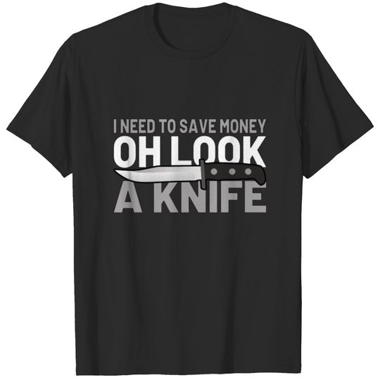 Knife Collector Knife Collection Hunting Fishing T-shirt