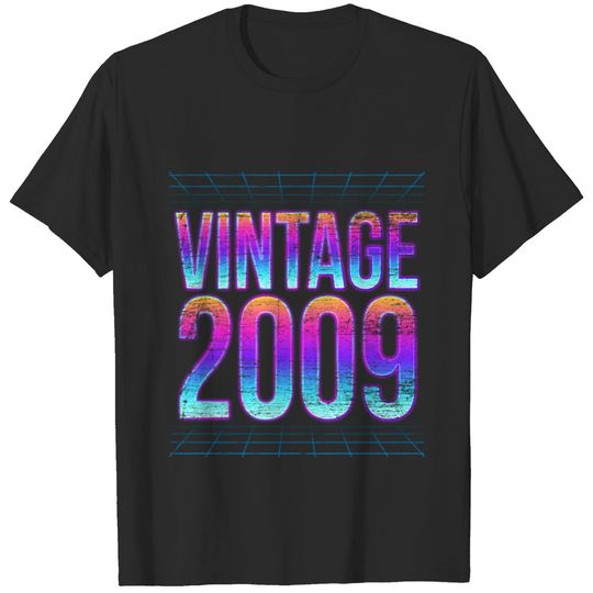 Vintage 2009 12th Birthday Gift T-shirt