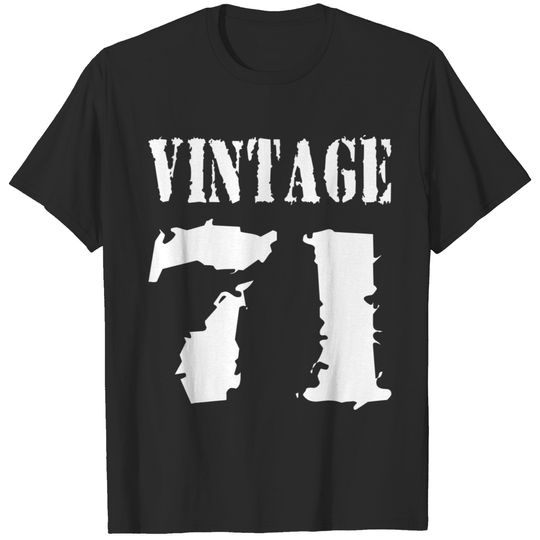 Vintage 1971 - Vintage 71 - Party Vector T-shirt
