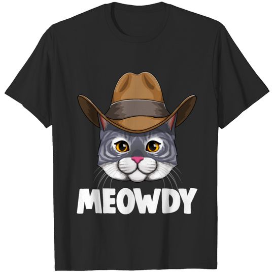 Meowdy Cat T-shirt