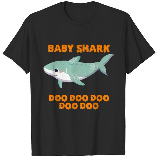 Happy Halloween Gift For Kid Shark Doo doo T-shirt