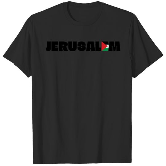 Jerusalem Palestine Flag T-shirt