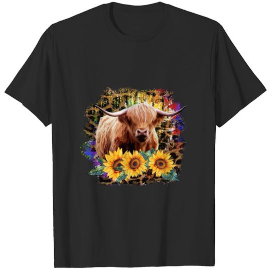 Scottish Hairy Highland Cow OLIVER T Shirt T-shirt