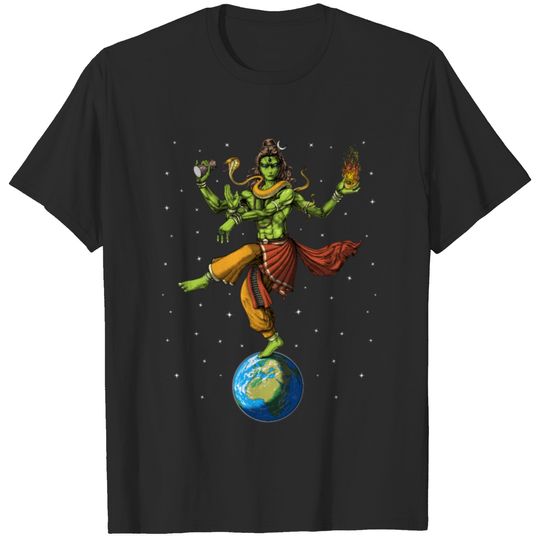 Alien Shiva Hindu God T-shirt
