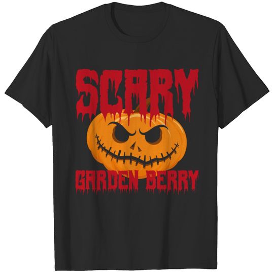 Scary Garden Berry Halloween Pumpkin T-shirt