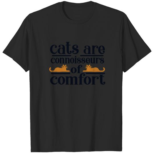 Cats Comfort Cat Daddy Cat Mom Cat Lovers Funny T-shirt