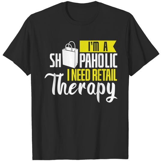Shopaholic Retail Therapy Fashion T-shirt
