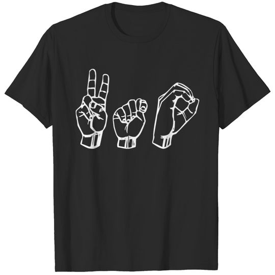 ASL VTO Sign Language T-shirt