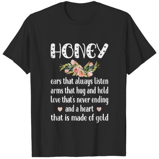 Best Honey Grandma Mothers Day Honey Grandmother T-shirt