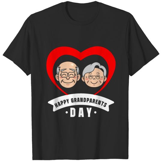 Grandparents Day Grandma Grandpa To Be Encourage T-shirt