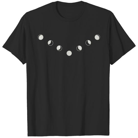 Lunar Phases - Minimalistic - Moon phases T-shirt