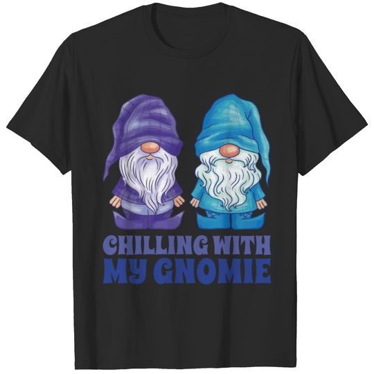 Chilling with my gnomie T-shirt