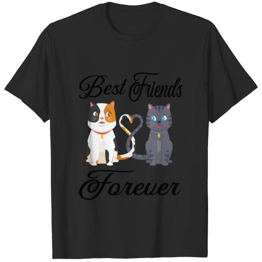 Best Friends Forever Dog And Cat T-shirt