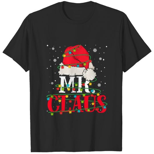 Mr Claus Santa Christmas Matching Couple Pajama T-shirt