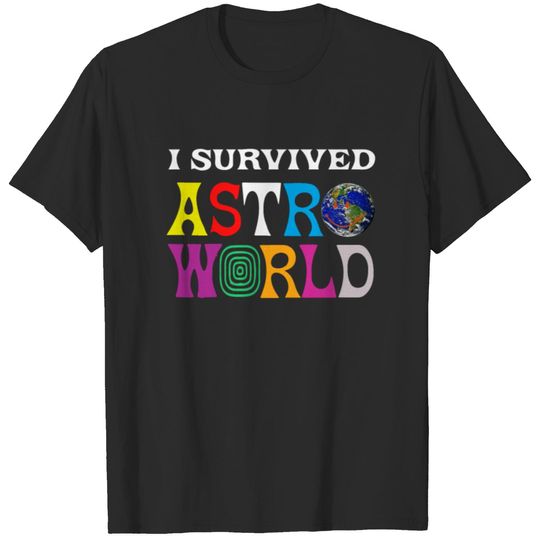 Official I survived Astro World T-shirt