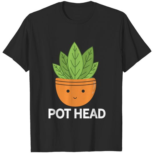 Pot Head Funny Gardener T-shirt