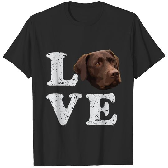 I Love My Chocolate Lab Hoodie Labrador Retriever T-shirt