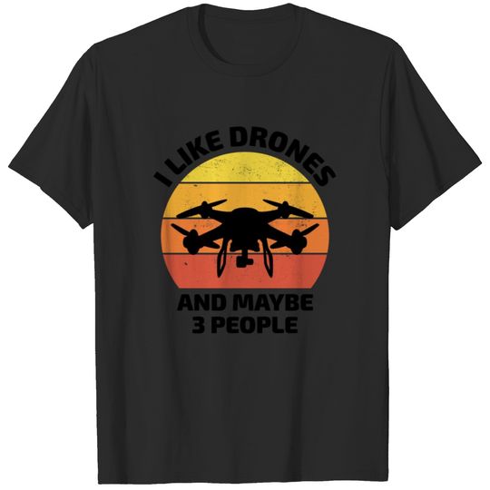 FPV Drone Racing Quadcopters RC Pilot Vintage T-shirt