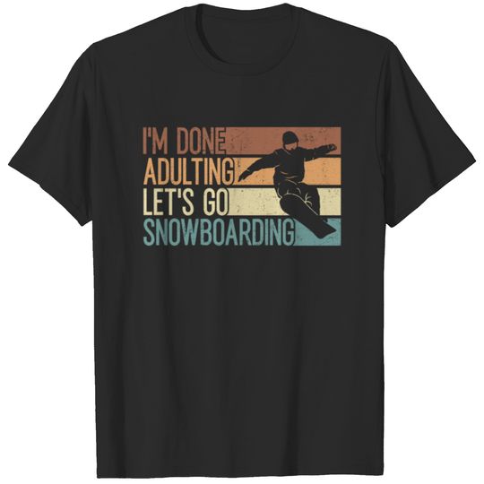 Snowboarding Snowboard Vintage T-shirt
