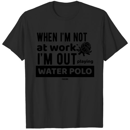 Water Polo spell father work office T-shirt