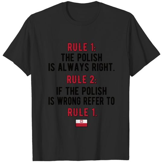 Proud Polish Roots Poland Flag Polish Heritage T-shirt