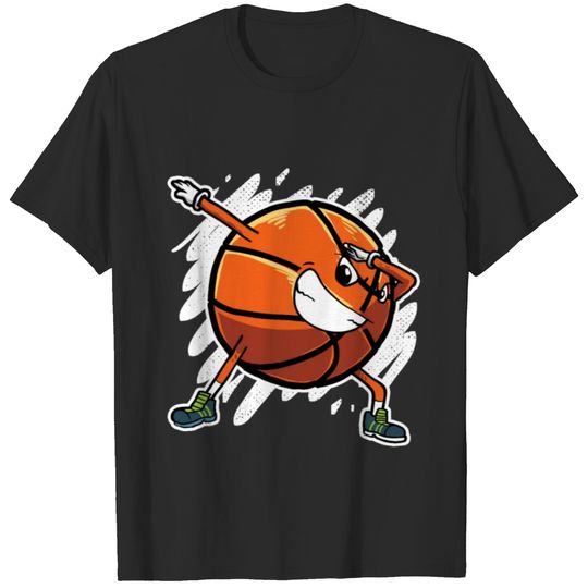 Funny Dabbing Basketball Ball Dab Sports Player T-shirt
