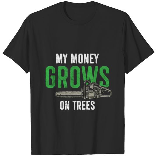 Funny Arborist Tree Cutter Chainsaw T-shirt