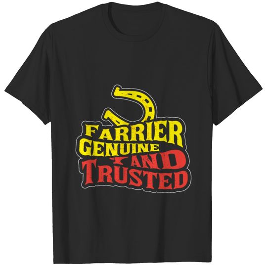 Farrier Study Horseshoe Hoof Trimming Equine T-shirt