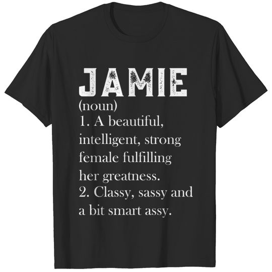 JAMIE Definition Personalized Christmas Gift T-shirt