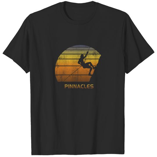 Retro Pinnacles National Park California Rock T-shirt