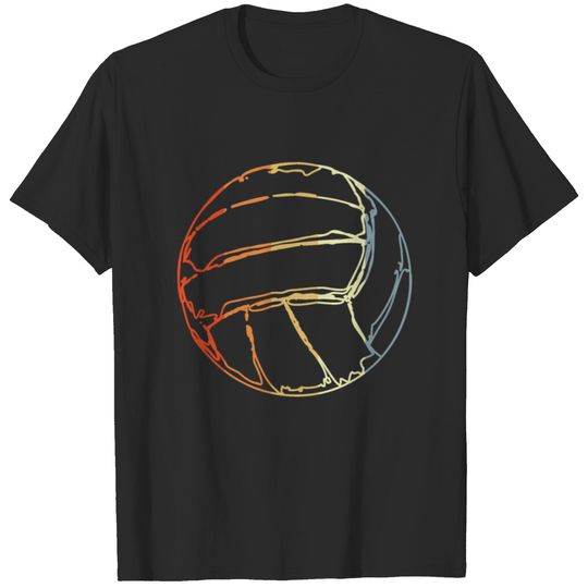 Vintage Volleyball Sketch T-shirt