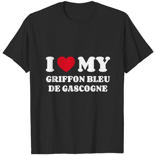 I Love My Griffon Bleu de Gascogne T-shirt