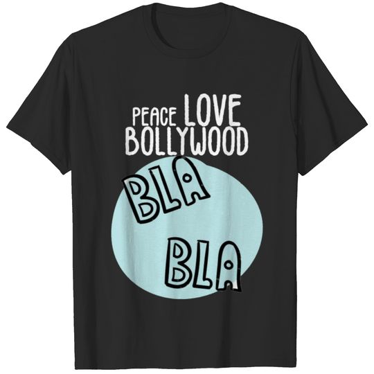 Peace Love Bollywood India Hindu Mumbai Samosas De T-shirt