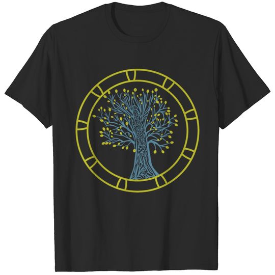 Tree Of Life Spiritual Mandala Sacred Tree T-shirt