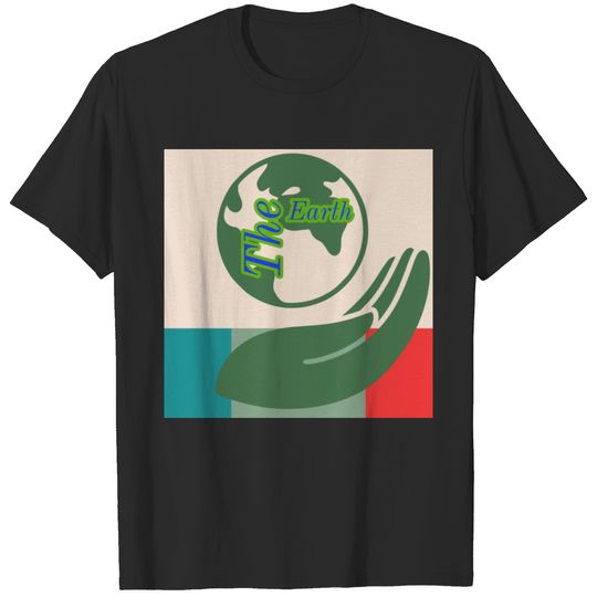 The Earth Day simple. T-shirt