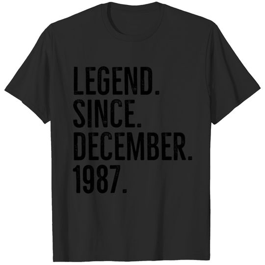 Legend Since December 1987 T-shirt